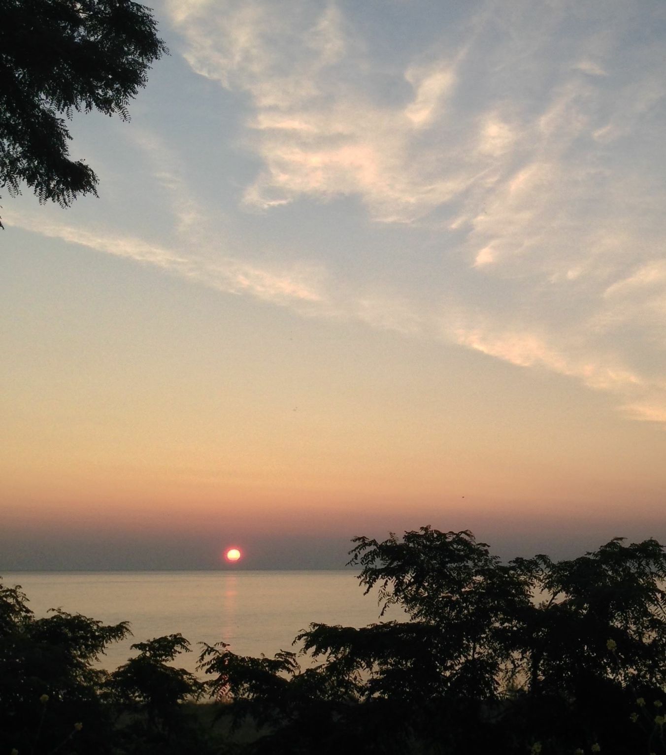 Racine sunrise